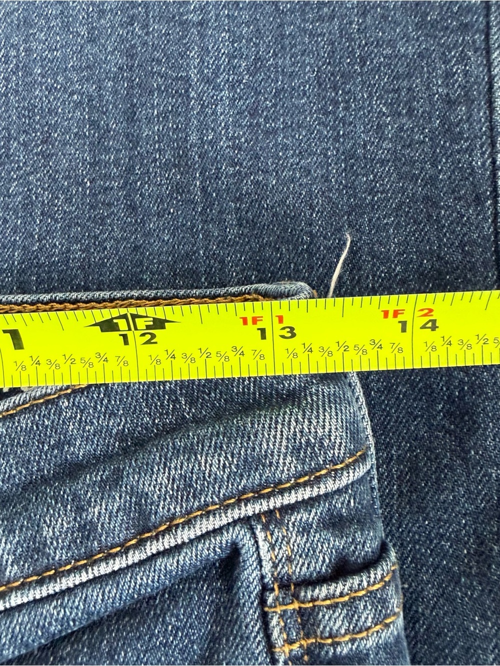 GAP Authentic Flare High Rise Button Fly Jeans 27 R - Picture 5 of 8